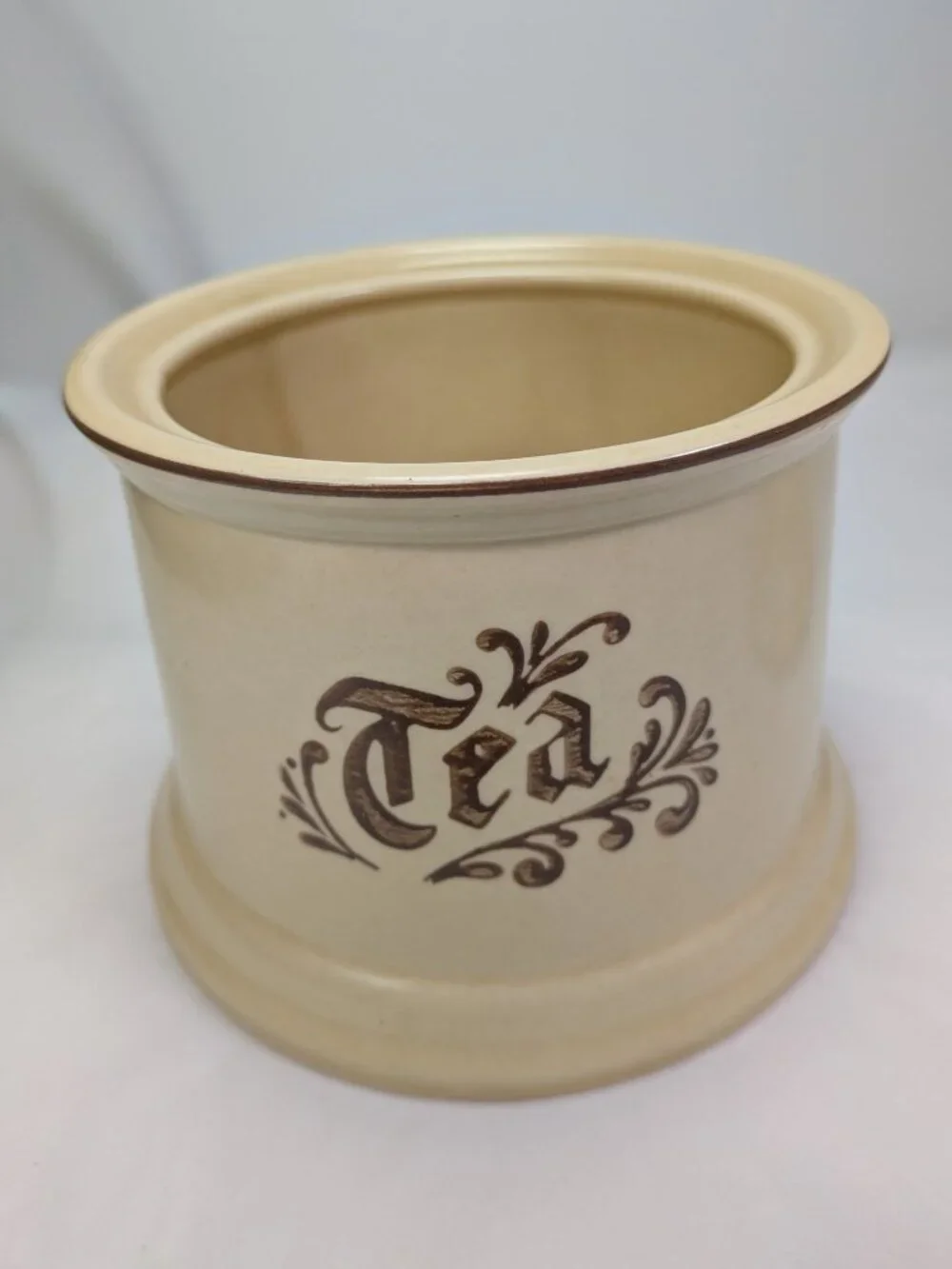 Vintage Pfaltzgraff Village Coffee & Tea Canister Set | Farmhouse Kitchen Decor
